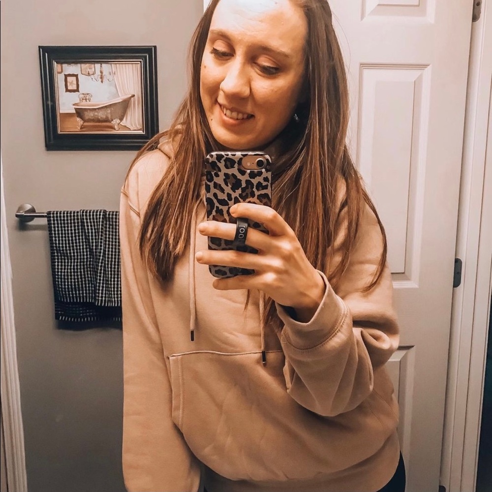 Brown hoodie